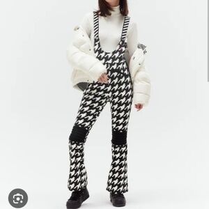 New Perfect Moment houndstooth ski bib (with tags)